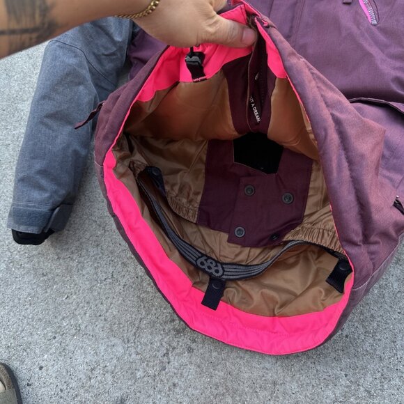 686 Defender Jacket Girls M Youth Ski Snowboard Infidry Insulated Waterproof 10k - Picture 5 of 13